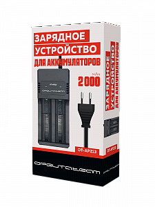 Зарядное устройство для аккумуляторов 18650 на 2 слота Орбита OT-APZ13